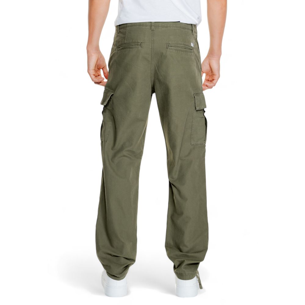 Jack Jones Green Cotton Cargo Pants