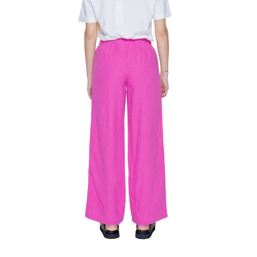 Only Pink Linen Pant