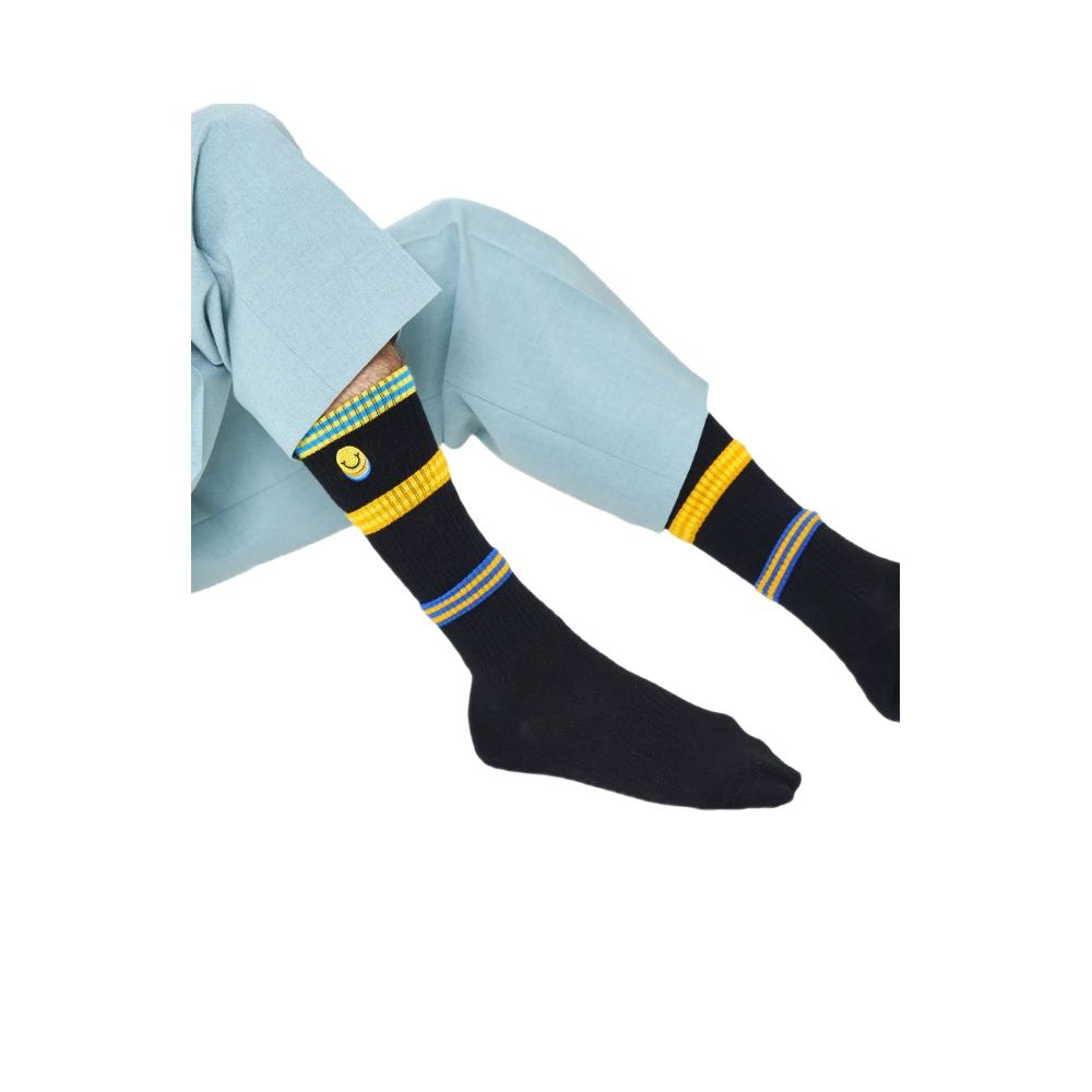 Happy Socks Black Cotton Socks