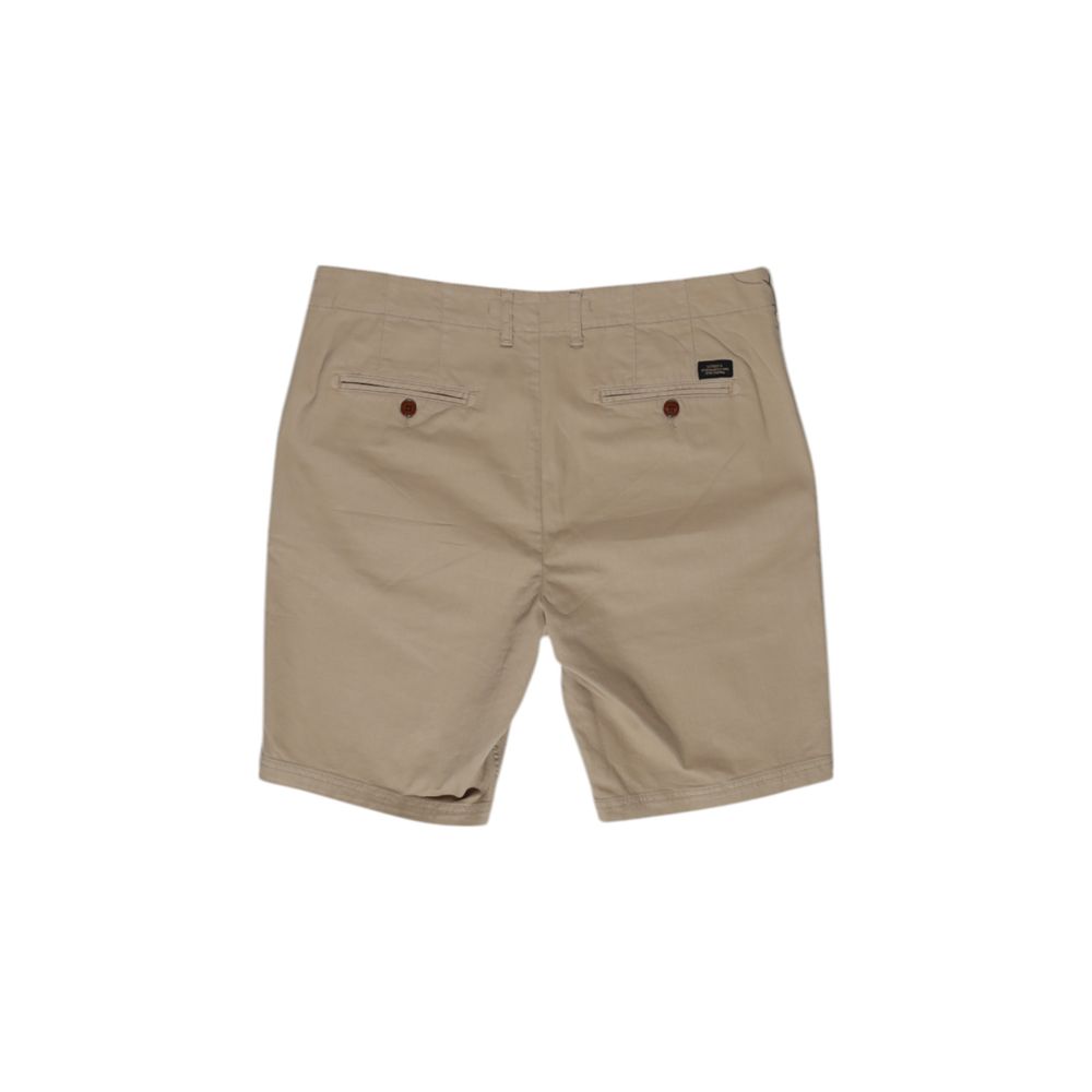 Superdry Beige Cotton Bermuda Shorts
