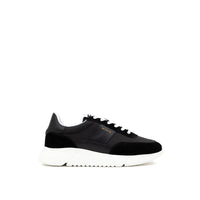 Axel Arigato Black And White Fabric And Leather Athletic Sneakers
