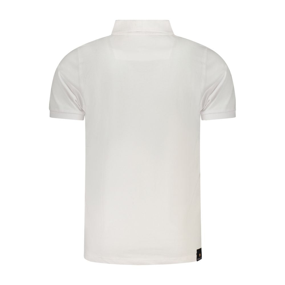 Accademia Militare White Cotton Polo Shirt