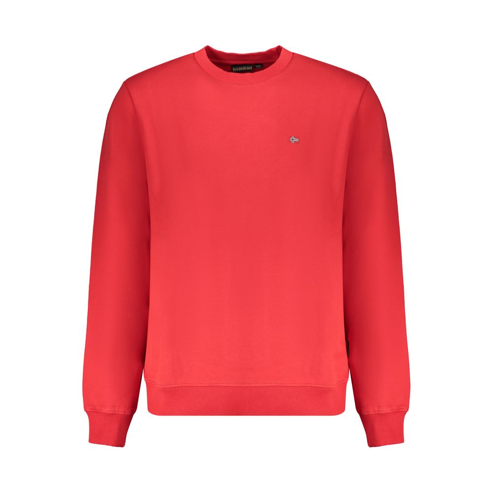 Napapijri Red Organic Cotton Men Sweater