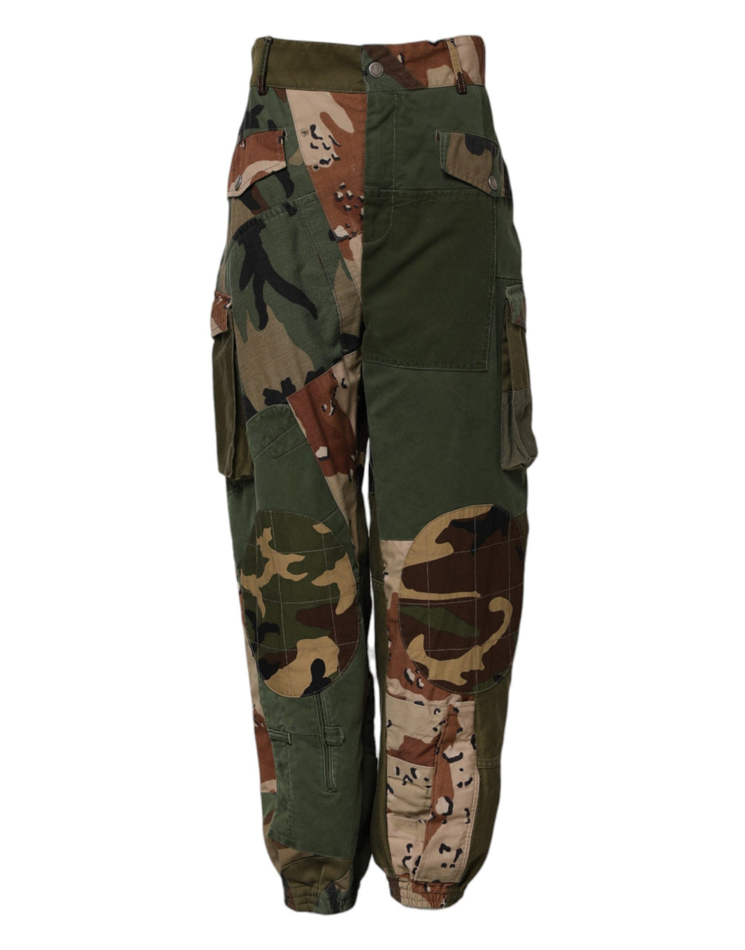 Dolce & Gabbana Multicolor Camouflage Cargo Pants