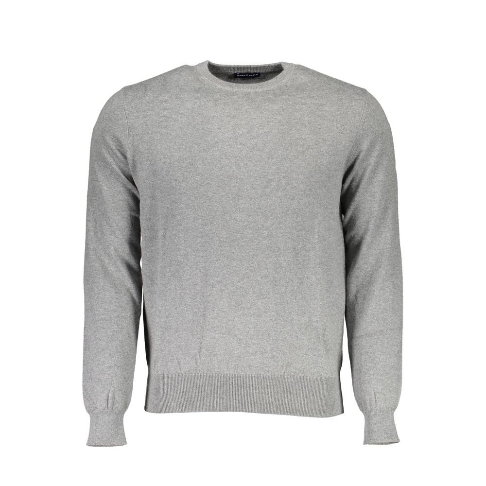 North Sails Gray Cotton Sweater