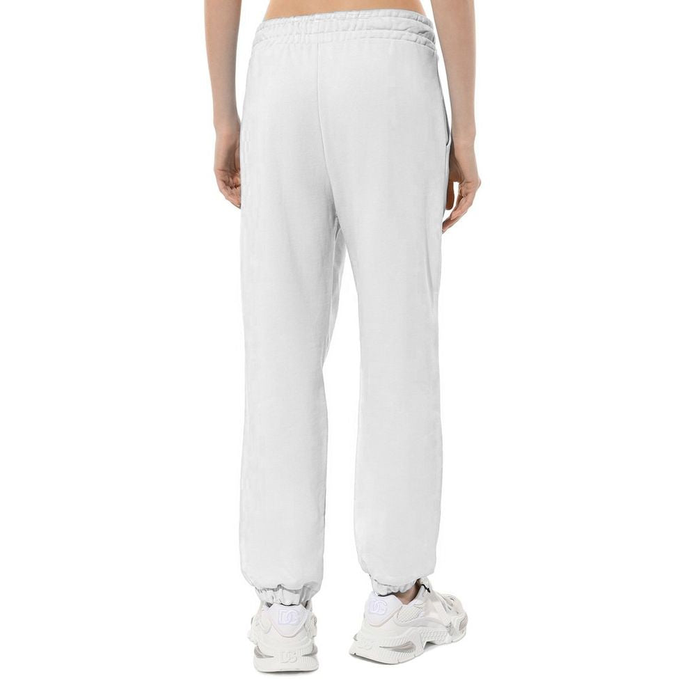 Comme Des Fuckdown White Cotton Women Sweatpant