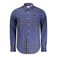 Timberland Blu Cotton Men Shirt by Timberland