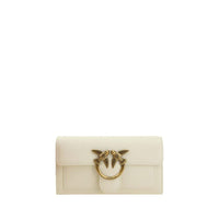 PINKO White Calf Leather Bos Taurus Wallet by PINKO