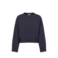 Brunello Cucinelli Blue Cashmere Sweater