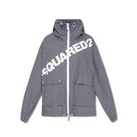 Dsquared² Gray Cotton Shell Jacket