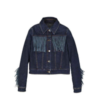 Frankie Morello Blue Cotton Denim Jacket by Frankie Morello