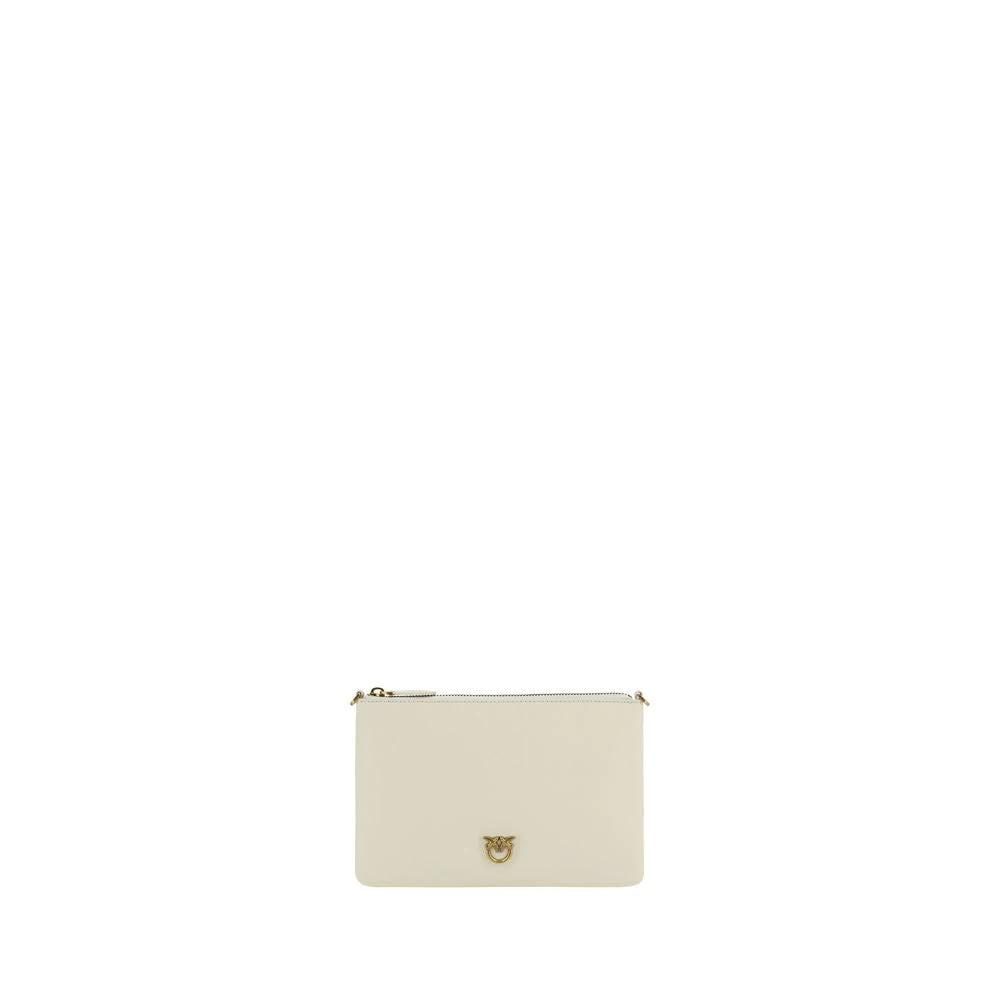PINKO Beige Calf Leather Bos Taurus Shoulder Bag by PINKO