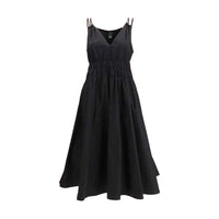PINKO Black Cotton Casual Dress by PINKO