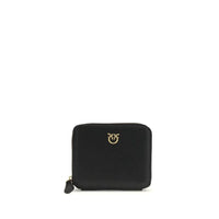 PINKO Black Calf Leather Bos Taurus Wallet by PINKO