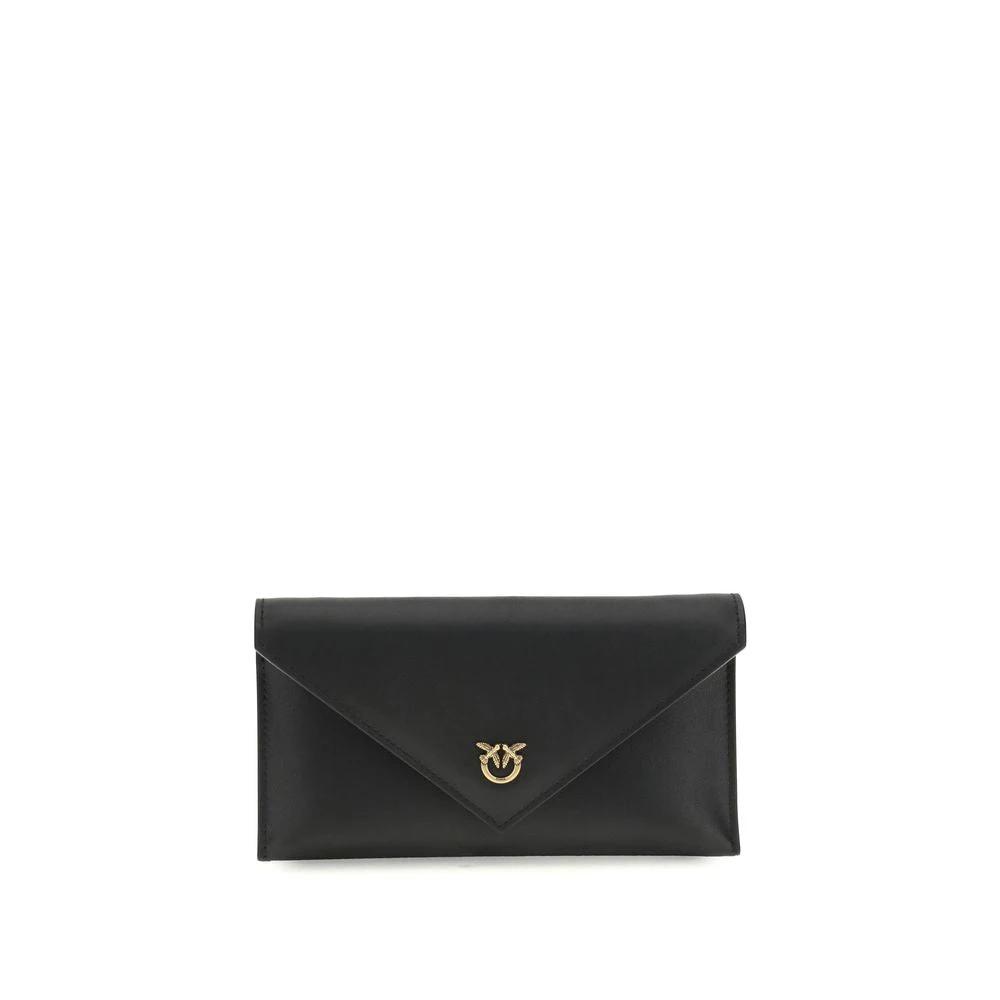 PINKO Black Calf Leather Bos Taurus Handbag by PINKO
