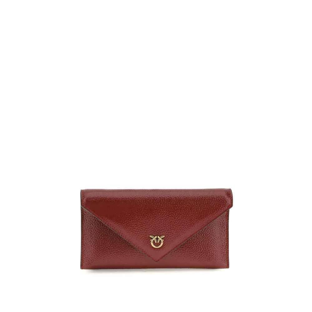 PINKO Bordeaux Calf Leather Bos Taurus Handbag by PINKO