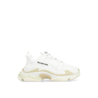 Balenciaga White Calfskin Chunky Sneakers