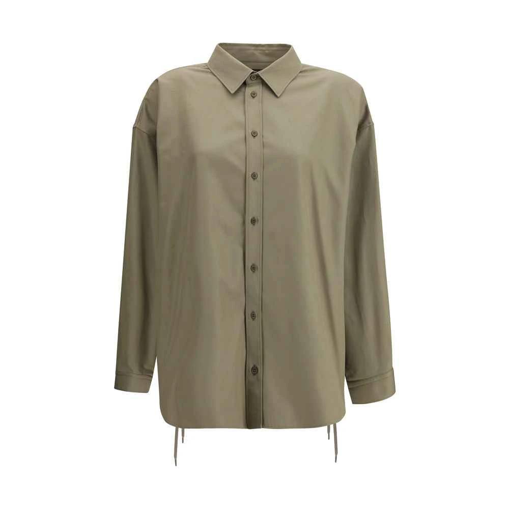 Balenciaga Beige Cotton Dress Shirt by Balenciaga