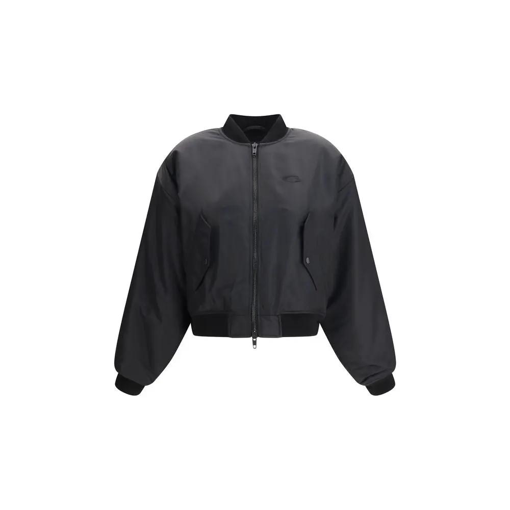 Balenciaga Black Polyamide Bomber by Balenciaga