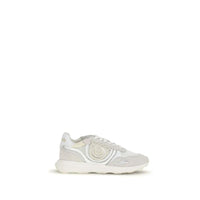 PINKO White Calf Leather Bos Taurus Athletic Sneakers by PINKO