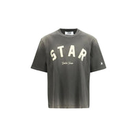 Golden Goose Gray Cotton T-Shirt by Golden Goose