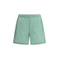Prada Bicolor Recycled Polyamide Shorts by Prada