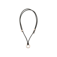 Brunello Cucinelli Brown Calf Leather Bos Taurus Keychain