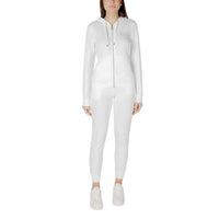 EA7 Emporio Armani Cream Polyester Tracksuit