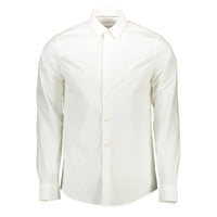 Calvin Klein Bianco Cotton Men Shirt