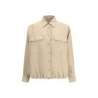 Brunello Cucinelli Beige Viscose Blouse