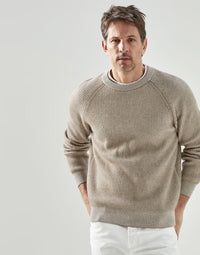 Brunello Cucinelli Bicolor Cashmere Sweater