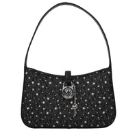 Michael Kors Black Fabric Handbag by Michael Kors