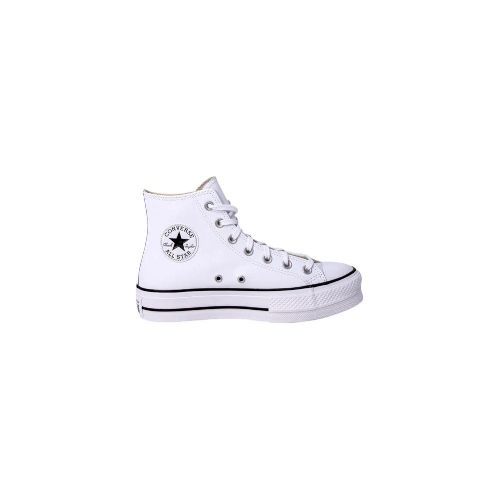 Converse White Polyethylene Platform Sneakers by Converse