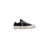 Converse Black Fabric Platform Sneakers by Converse