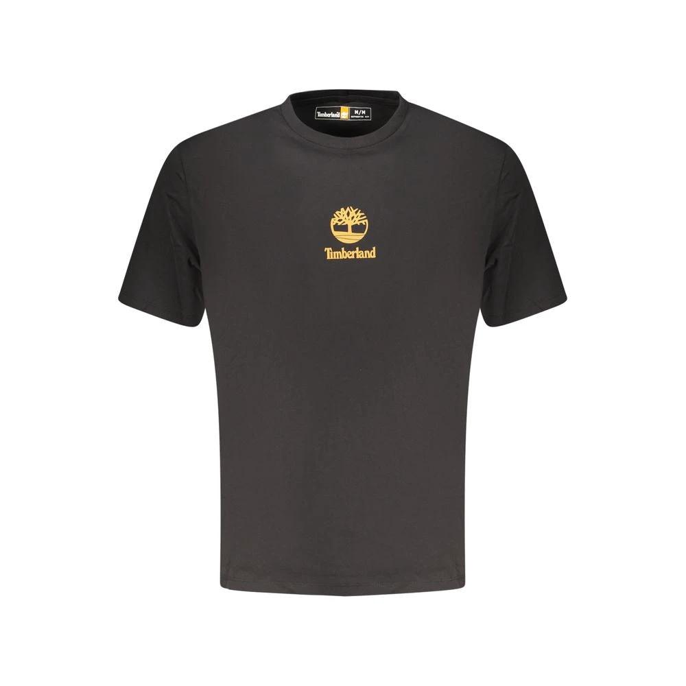 Timberland Black Cotton Men's T-Shirt by Timberland