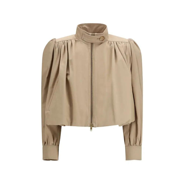 Chloé Beige Cotton Jackets And Coat by Chloé