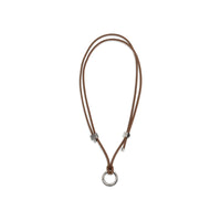 Brunello Cucinelli Brown Calf Leather Bos Taurus Glasses (Frames)