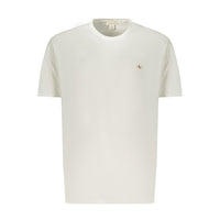 Calvin Klein White Cotton Men T-Shirt