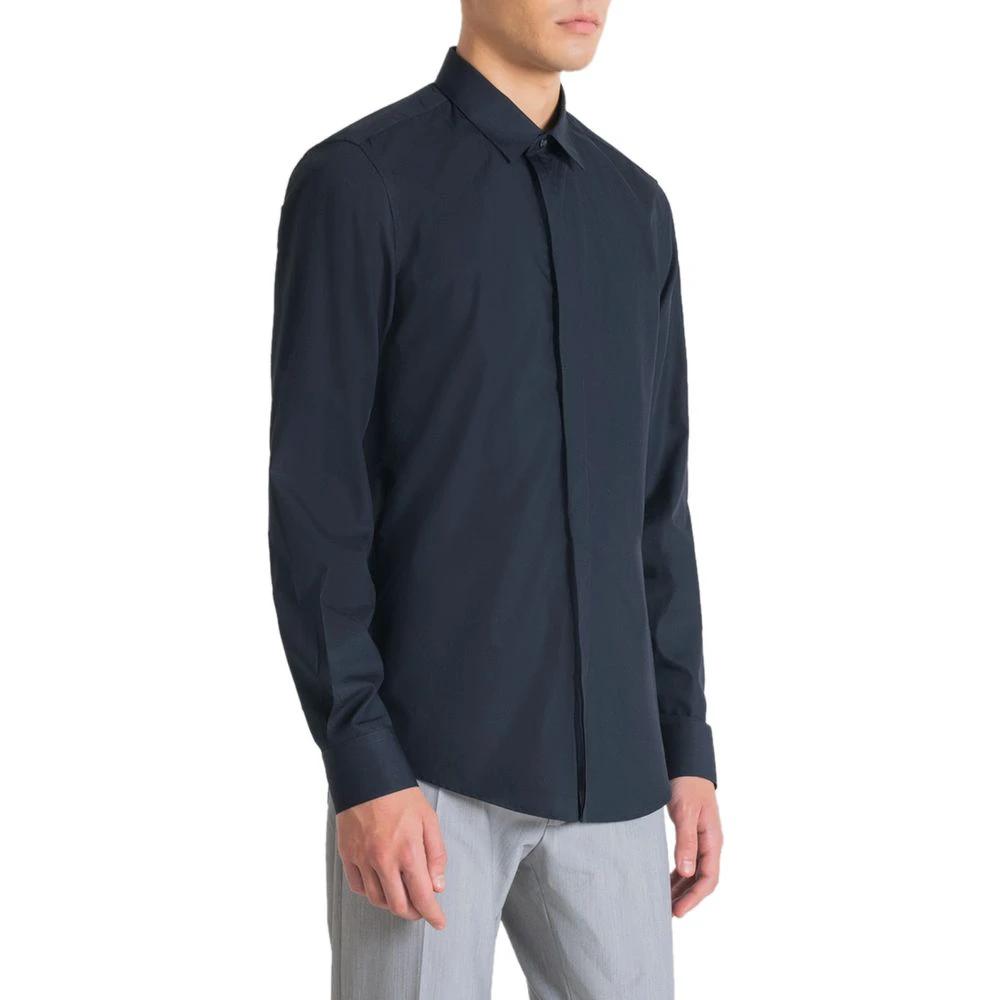 Antony Morato Blue Cotton Dress Shirt by Antony Morato