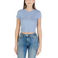 Calvin Klein Jeans Blue Cotton T-Shirt by Calvin Klein Jeans