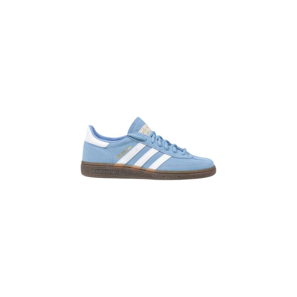 Adidas Originals Blue Nubuc Leather Sneakers by Adidas Originals