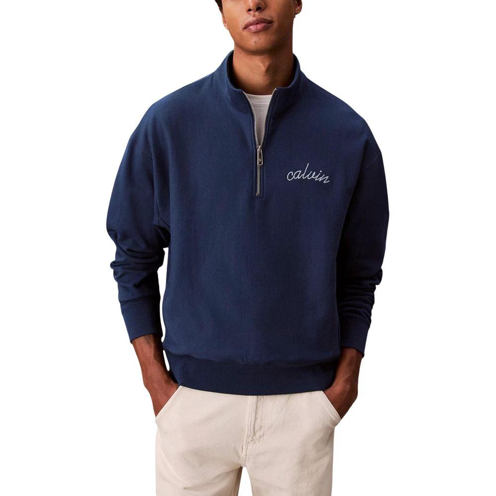 Calvin Klein Jeans Blue Cotton Sweatshirt by Calvin Klein Jeans