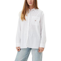 Calvin Klein Jeans White Cotton Blouse by Calvin Klein Jeans