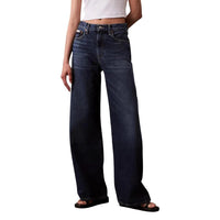 Calvin Klein Jeans Blue Recycled Cotton Bootcut Jeans by Calvin Klein Jeans