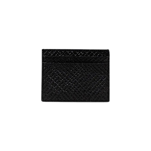 Armani Exchange Black Leather Cardholder by Armani Exchange