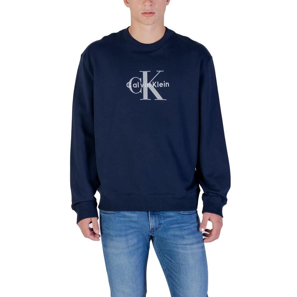 Calvin Klein Jeans Blue Cotton Sweatshirt by Calvin Klein Jeans