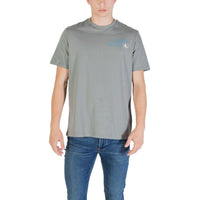 Calvin Klein Jeans Gray Cotton T-Shirt