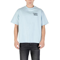 Calvin Klein Jeans Blue Cotton T-Shirt by Calvin Klein Jeans