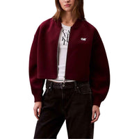 Calvin Klein Jeans Bordeaux Viscose Bomber