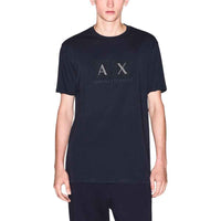Armani Exchange Blue Cotton T-Shirt